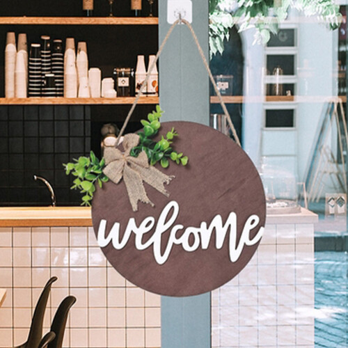 Home Schild Schild Schild 30,00x30,00x0,50cm 2
