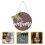 Home Schild Schild Schild 30,00x30,00x0,50cm 10