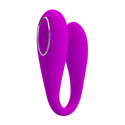 U Shape Silicone Vibrator with APP Control, Purple, 9.5*3.1cm 1