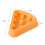 Haustier-Langsam-Futter-Schüssel in Pizza-Form Orange 2