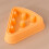Haustier-Langsam-Futter-Schüssel in Pizza-Form Orange 14