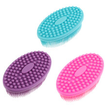 3Stk Babybad Bürste Blumenstrauß Silikagel Handbetrieben