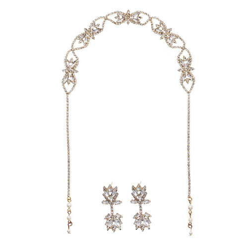Masteelf Ohrringe Für Braut Haarschmuck Braut Goldene