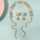 Masteelf Ohrringe Für Braut Haarschmuck Braut Goldene 3
