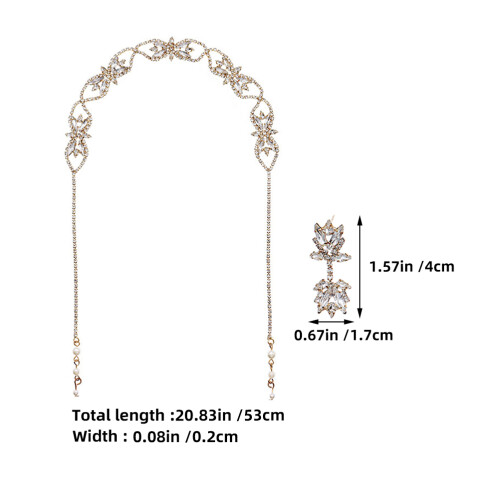 Masteelf Ohrringe Für Braut Haarschmuck Braut Goldene 1