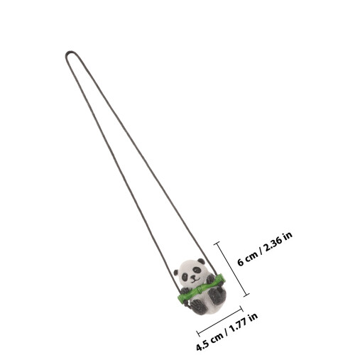 Mlins Blinder Auto Schmuck Panda Anhänger 6,00x4,50x4,00 Cm 1