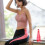Cool Yoga Vest Nylon Roze Vrouwen 11