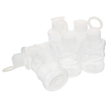 20 Pcs 300ml Plastic Juice Bottles With Caps And Handle