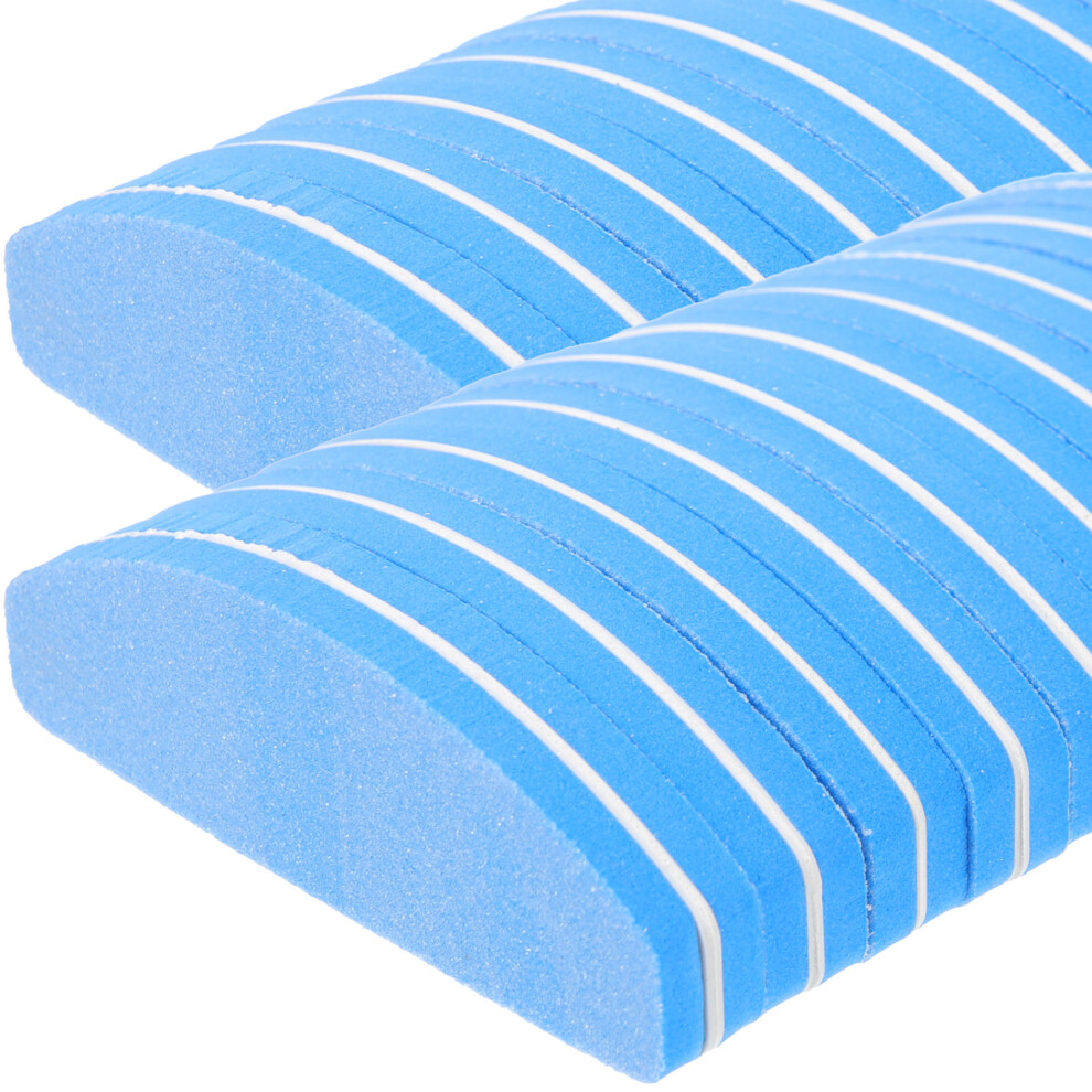 Solustre 60 Pcs Sponge Nail Files For Trimming And Polishing