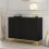 Creative Furniture Ripple Black 100cm Sideboard- Modern Fluted Design 5