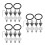 3 Sets Front Bumper Screws Quick Release Fastener Kit 8