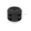 Tow Cable Protector Winch Cable Hook Stoßstange 6,4 X 6,4 Cm Schwarz 7