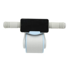 Doppel-Bauchrollenrad 3,1 lb 110 mm Blau-Grau