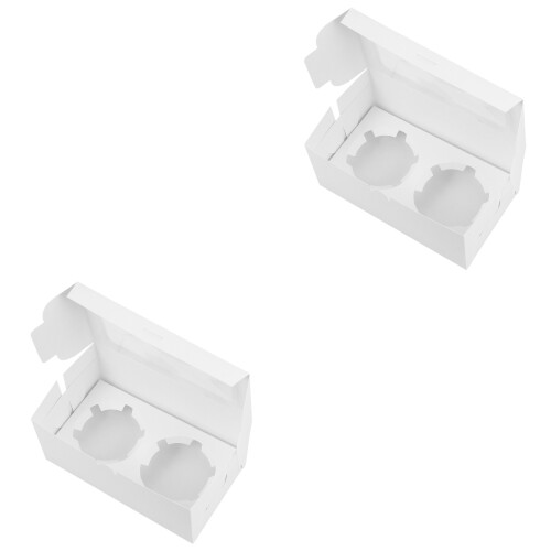 20 Eier- -Box Cupcake-Verpackung Dessert-Verpackungs-Set 2