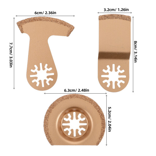 Zehuanyu 3 Pcs Quick-Install Blind Plate Closed Saw 1