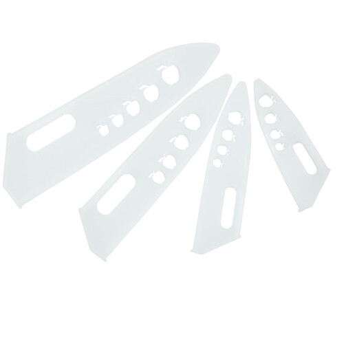 4Pièces Protège Lames Cuisine Transparent Résistant