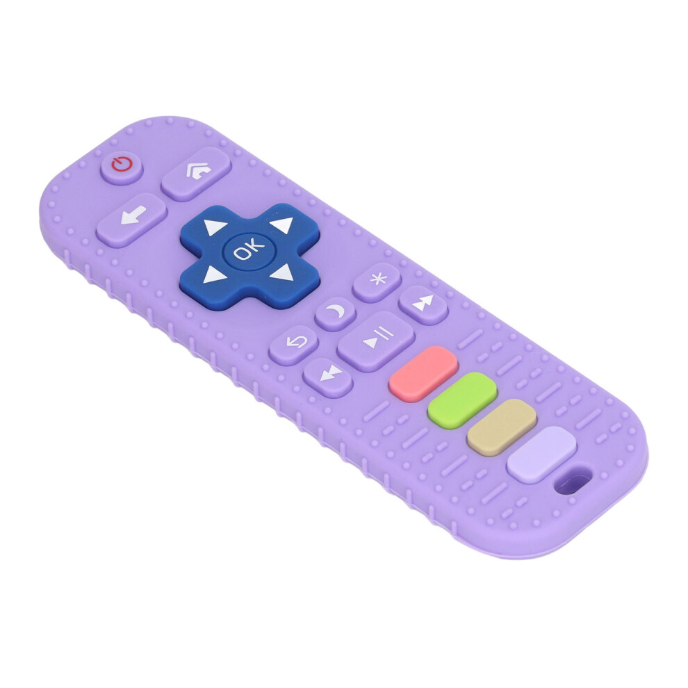 Silicone Teething Toy for Infants & Toddlers, Purple, 16.5x5.3cm