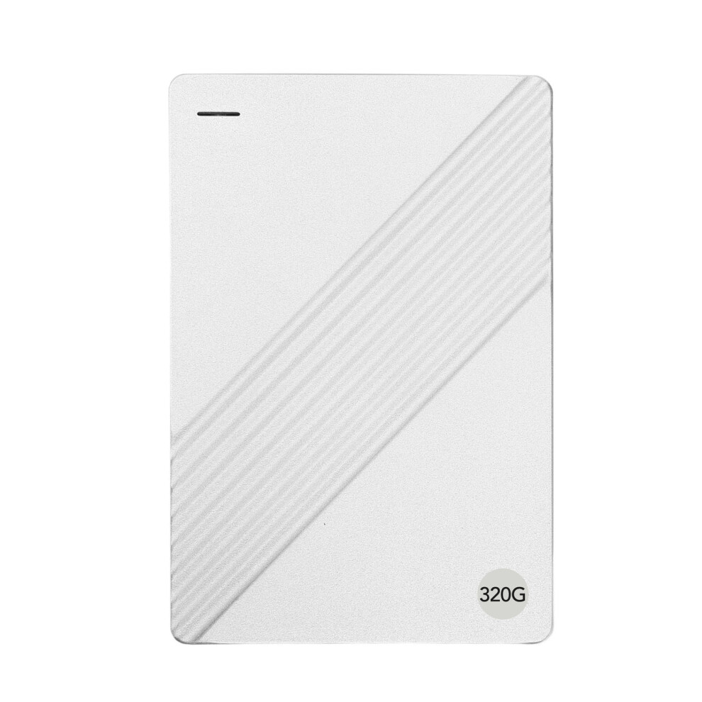 320Gb Ultrathin 2.5" Aluminium External Hard Drive Usb 3.0 Silver 9411353727147