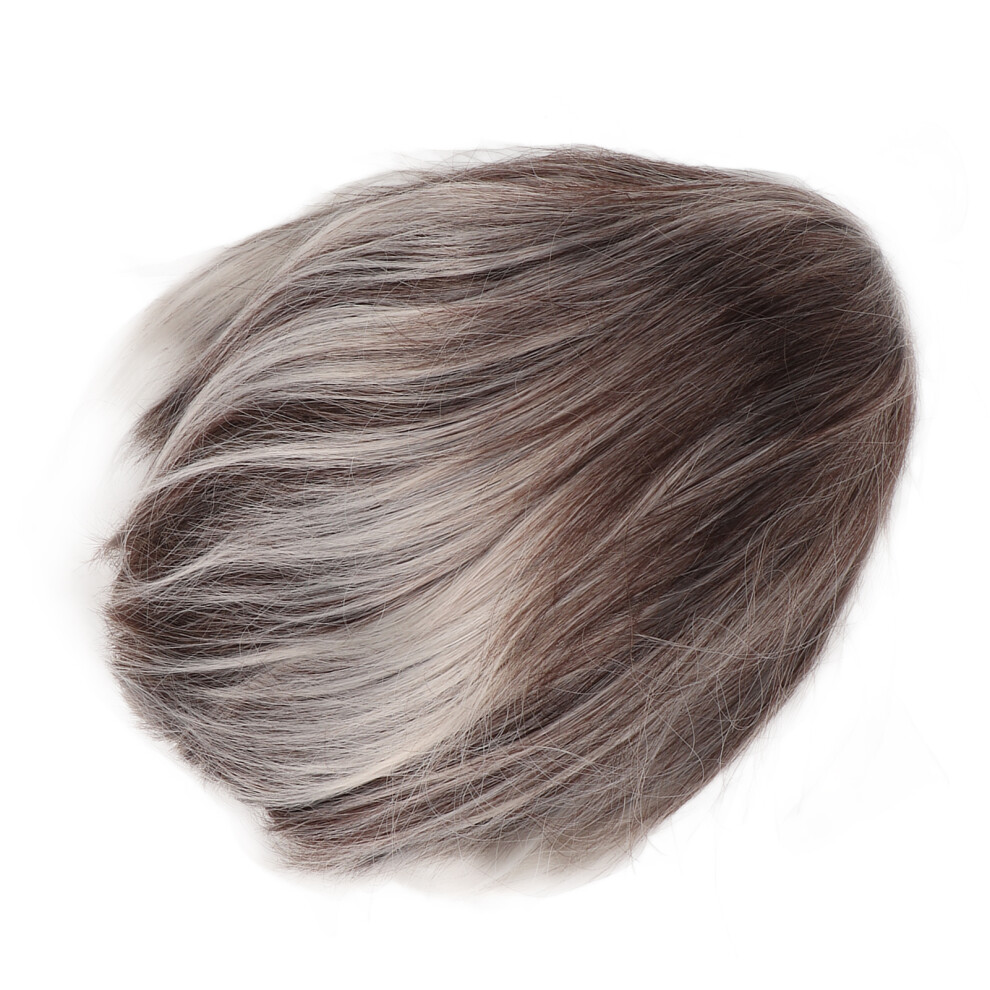 Men Short Wig Adjustable Elegant Vintage Synthetic Hair for Middle Aged Women