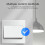 Smart Light Switch PCV 16A WLAN Weiß 4.1x4.1x2 cm 8