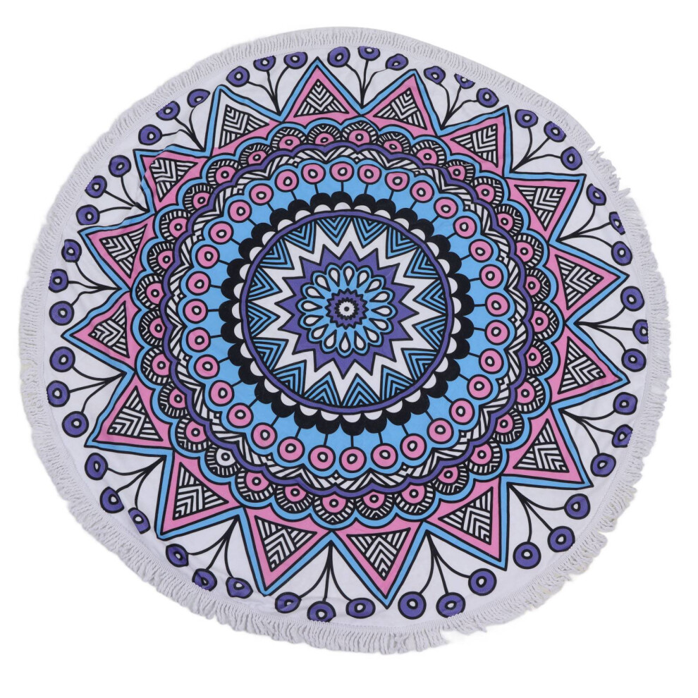 (Type A) Oversized Soft Thick Microfiber Beach Towel Round-image-OPC-PM26MVB-NEW