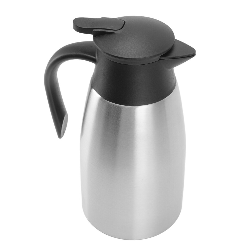 (Stainless Steel Color 1.5L) Large Capacity Press Type Thermal Kettle 304 Stainless Steel 1.5L-image-OPC-PM26N66-NEW