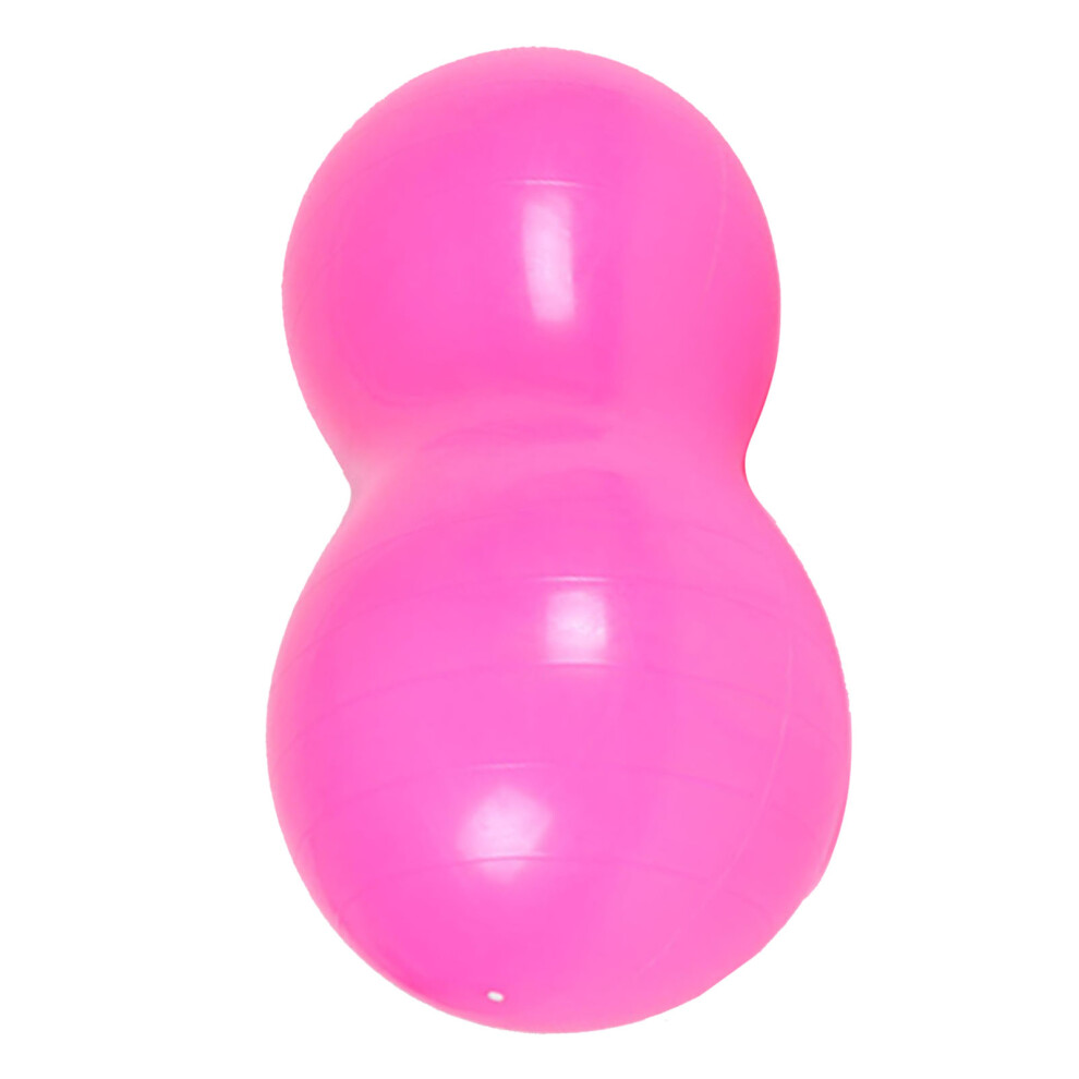 Pink 50X100cm Peanut Exercise Ball For Core Strength & Weight Loss