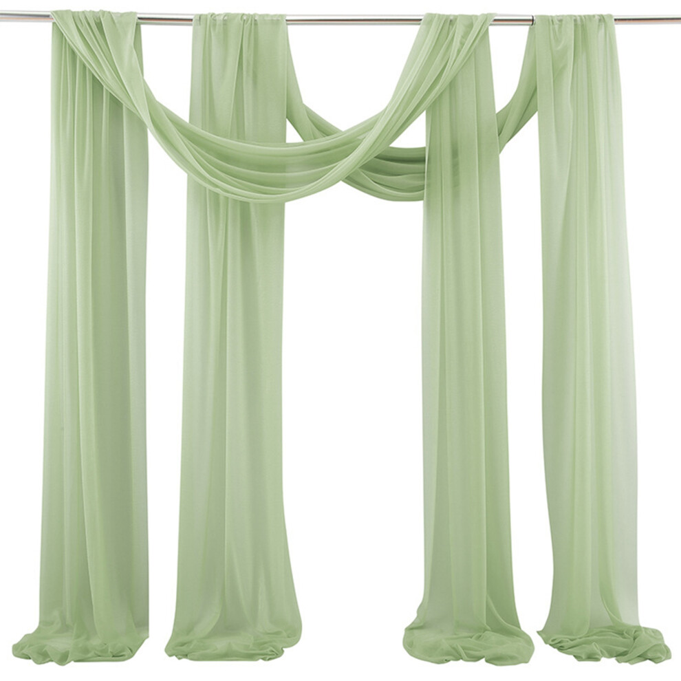 Arch Drapery Tulle Curtains Outdoor Wedding Background Veil-image-OPC-PM26SRQ-NEW