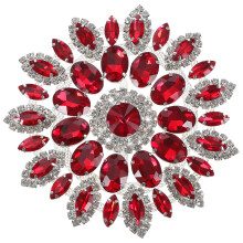 Roter Bügelapplikation Für Kleidung Brooch