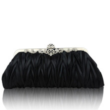 Masteelf Faltenoptik Abendtasche Clutch 27X12X3 Cm