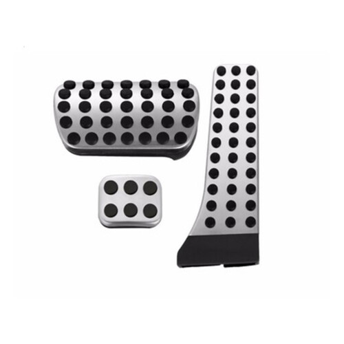 3St Rem- En Gaspedaalset Aluminium Anti-Slip Auto Voetbediening
