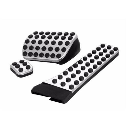 3St Rem- En Gaspedaalset Aluminium Anti-Slip Auto Voetbediening 2
