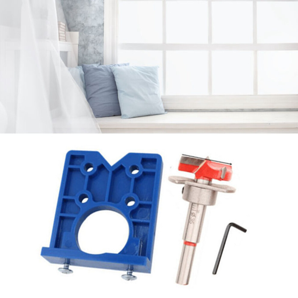 Concealed Hinge Jig Kit 35Mm Abs Alloy For Furniture Drilling 4641353730044