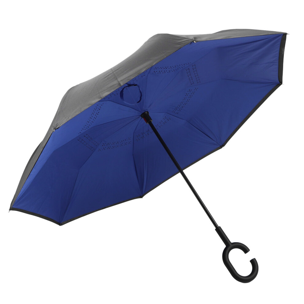 C Shaped Inverted Anti UV Waterproof Rain Umbrella Royal Blue-image-OPC-PM272P5-NEW