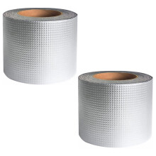 Worgeous 2 Stk Aluminiumfolie Klebeband Rot Duct