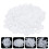 100 Sets Handmatiek Plastic Wit Materiaal 3