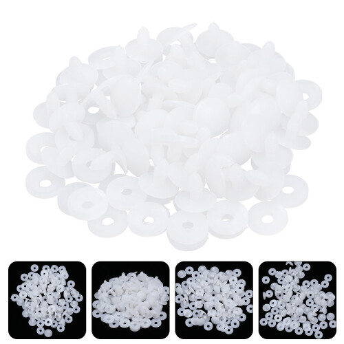 100 Sets Handmatiek Plastic Wit Materiaal 2