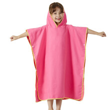 Kinder-Hooded-Badetuch Poncho, Schnell trocknend, 64x70cm & 68x80cm
