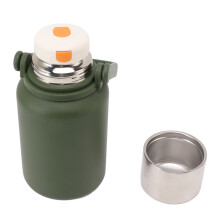 1000ml Doppelwandige Edelstahl-Vakuumflasche für Fitnessstudio, Büro, Reisen