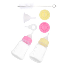 2Pack Kattenfles Kittens Draagbaar Voeden Buiten Gebruik
