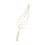 Macrame Ukulele Wandhouder Wit Katoen Hanger 8