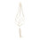 Macrame Ukulele Wandhouder Wit Katoen Hanger 6