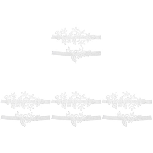 4 Sets Kant Kousenband Bruiloft Dijband Bruid 1