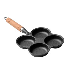Non Stick Egg Frying Pan 4-Piece Set Wear-Resistant Flat Bottom Even Heating Induction Compatible Breakfast Skillet