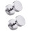 Mens Halter Oorbellen Schroef Ring Clip Gothic Sieraden 1