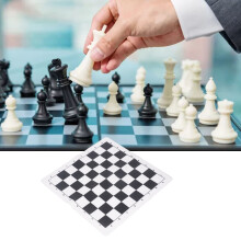 Flexible 35x35cm PU Chessboard: Perfect for Outdoor Gaming Trips