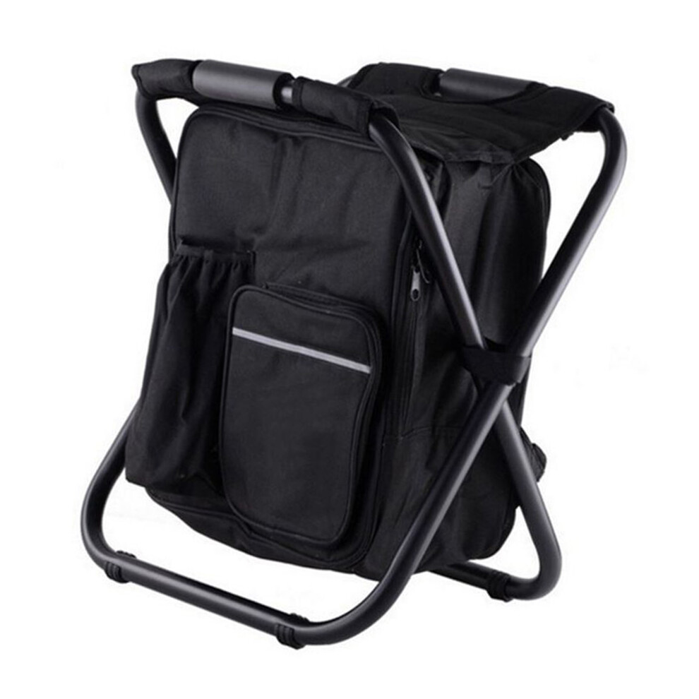 Lightweight Backpack Cooler Chair 30L Folding Camping Stool for Travel Beach-image-OPC-PM27JPM-NEW