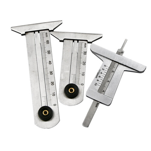 3 Stuks Tread Ruler Bandenmeter Dieptetester