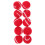 Felt Ornament Balls Wol Rood 10 Stuks 6
