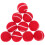 Felt Ornament Balls Wol Rood 10 Stuks 5